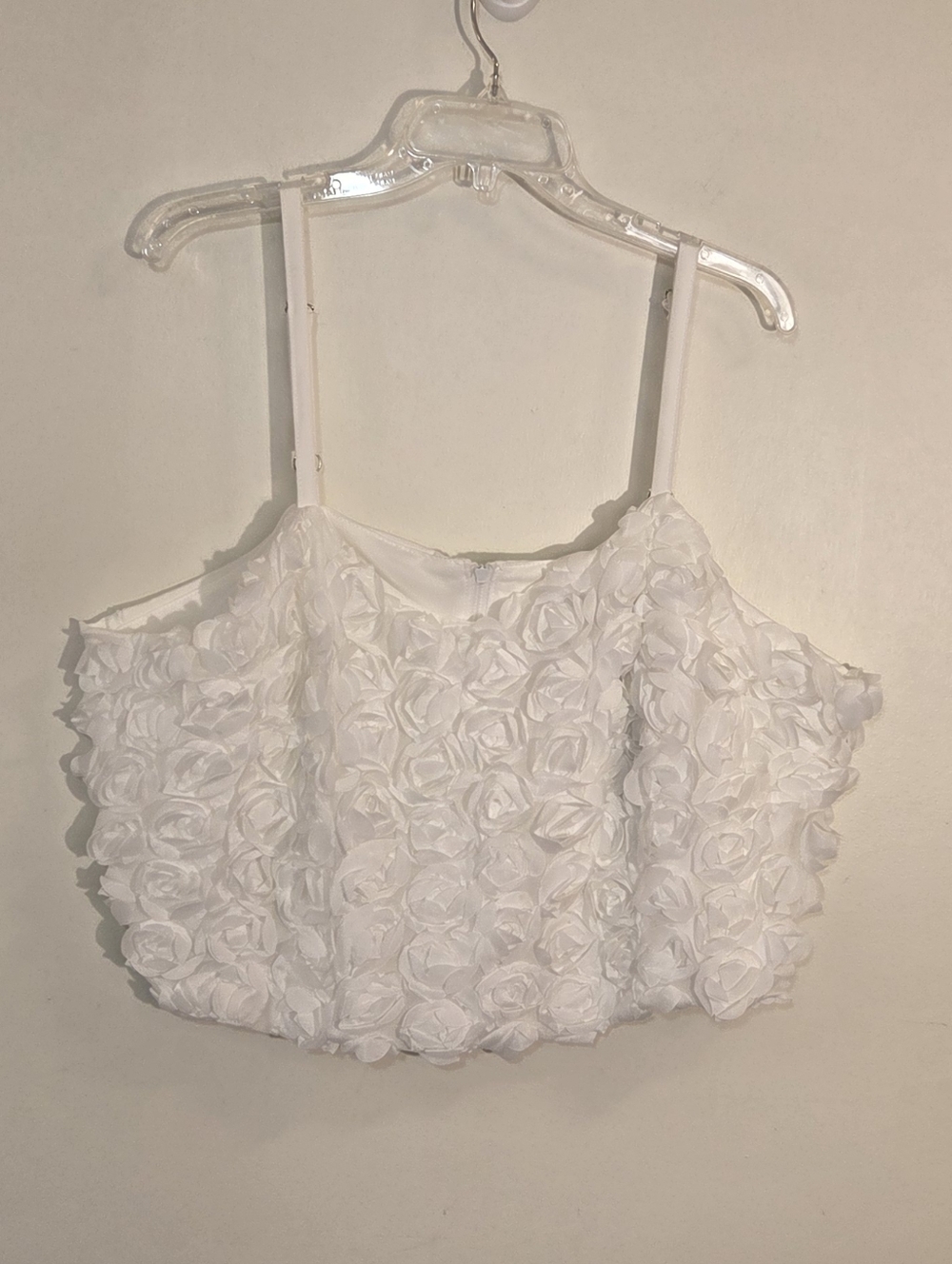 NWT Ashley Stewart Rosette Crop Top